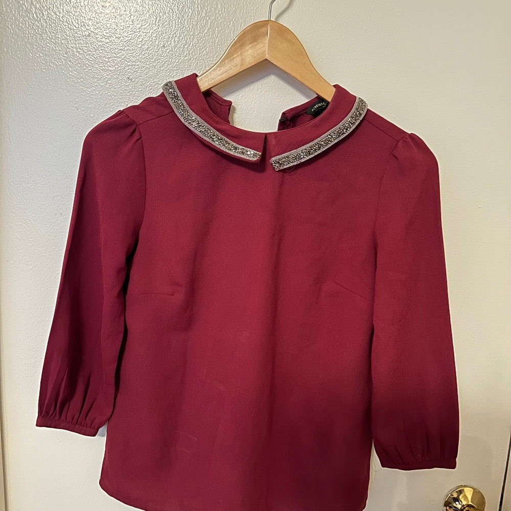 Crew neck causal blues